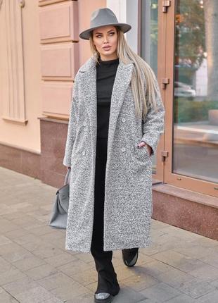Женское шерстяное пальто размеры 46-683 фото