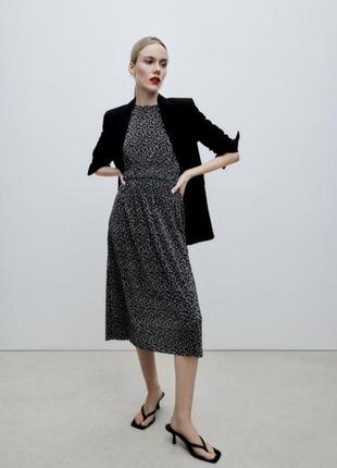 Сукня міді zara4 фото