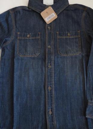 Рубашка джинсовая для мальчика 5-7 лет crazy8 2
