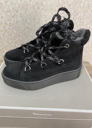 Ботинки замш tamaris 36