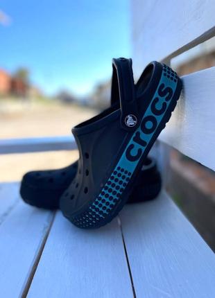 Крокси crocs Platform logo mation black♟