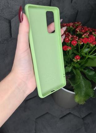 Чехол для samsung s20 fe с микрофиброй 8