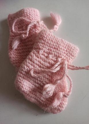 Носочки в'язані