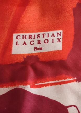Шёлковый платок  christian lacroix3 фото