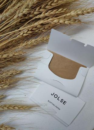 Матирующие салфетки jolse blotting paper