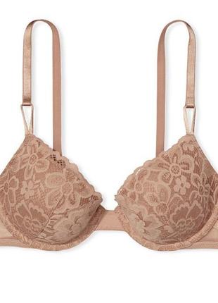 Бюстгальтер victoria's secret sexy tee lightly-lined lacie demi bra 70а-в