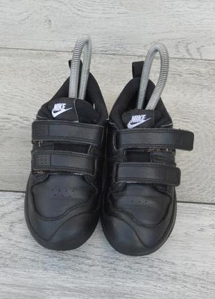 Nike pico 5 детские кроссовки черного цвета на липучке 26 размер3 фото