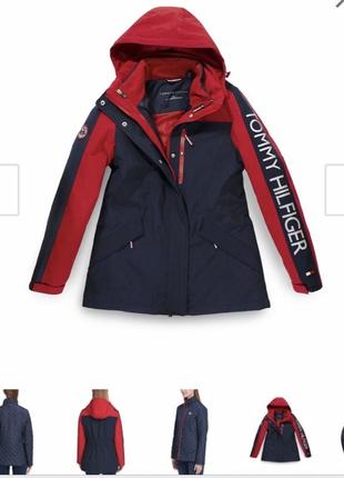 Тёплая куртка 3в1 tommy hilfiger, оригинал