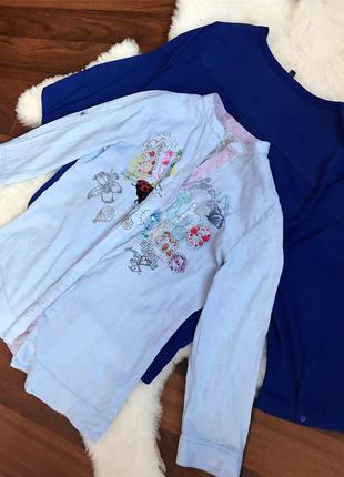 Котонові блуза сорочка