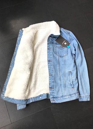 🔥тепла джинсовка на хутрі🔥 7