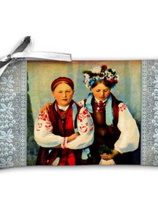 Косметичка жіноча українки 20х12 см (k_ku009)1 фото