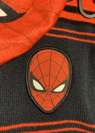Marvel шапка шарф демисезонные набор spider-man.3 фото