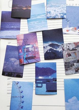 Набір #9 для скрапбукінга, картинки зображення марки стікери для щоденників блокнота скетча записника