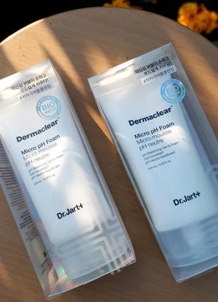 Пінка для вмивання dr.jart+ dermaclear micro ph foam micro-mousse