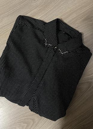 Рубашка  в горошек