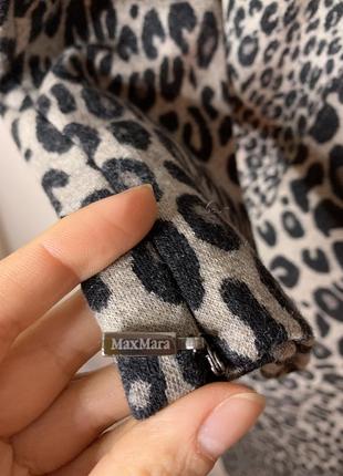 Леопардовое шерстяное платье по форме 🤎4 фото