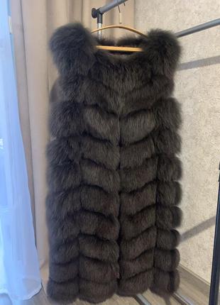 Жилетка из песца