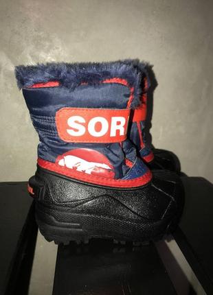 💙 сноубутси sorel usa 6,устілка 14 см.4 фото