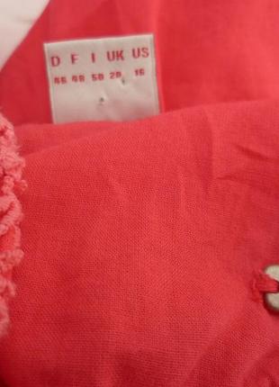 Блуза розовая с кружевной вставкой5 фото