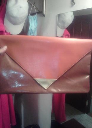 Модная сумка конверт клатч новая, 36см на 22 см недорого