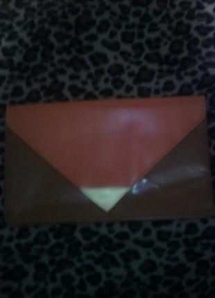 Модная сумка конверт клатч новая, 36см на 22 см недорого4 фото