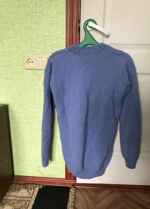 Вязанный свитер ручная работа2 фото