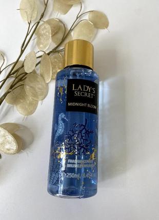 Парфумований спрей-міст для тіла lady's secret midnight bloom, 250 ml