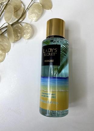 Парфумований спрей-міст для тіла lady's secret paradise, 250 ml