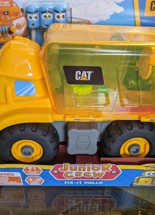 Машинка cat junior crew весела майстерня конструетор lego машинка cat оригінал з сша 2