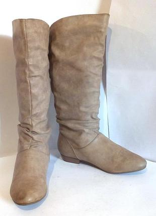 Стильные демисезонные сапоги на низком ходу от super mode, р.39 код a3914