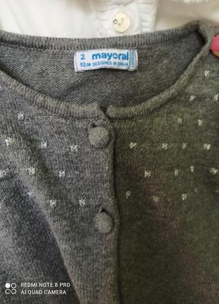 Наюір ,блузка ,сорояка і піджак mayoral 2