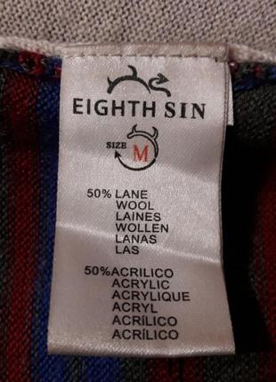 50% вовна  брендовий оригінальний  светр  р.m від   eighth sin3 фото