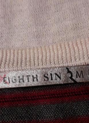 50% вовна  брендовий оригінальний  светр  р.m від   eighth sin4 фото