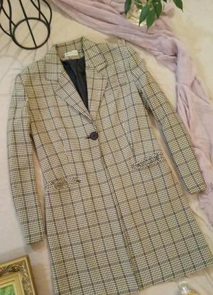 Итальянский удлиненный пиджак тренч ventuno creazione