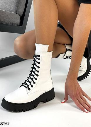 Зимние ботинки из натуральной кожи