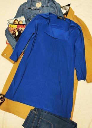 Сукня туніка синє синє пряме вільне нове велике батал attitudes