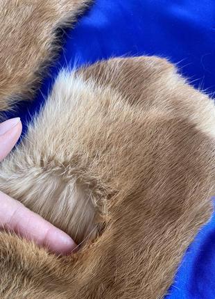 Рукавицы из меха лисы р s
