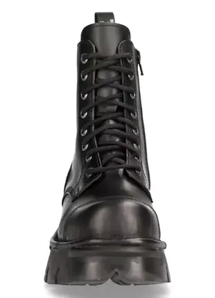 New rock краст негро черевики чоботи чорні шкіра жіночі чоловічі нью рок2 фото