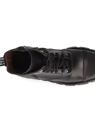 New rock краст негро черевики чоботи чорні шкіра жіночі чоловічі нью рок5 фото