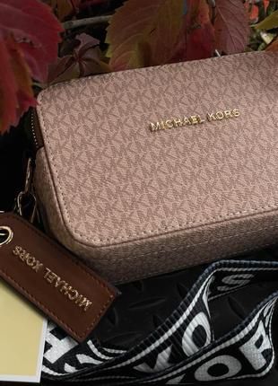 Сумка💗michael kors snapshot peach1 фото