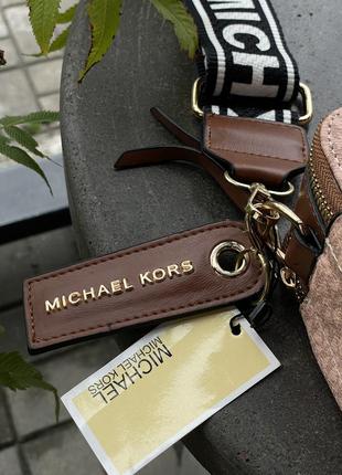 Сумка💗michael kors snapshot peach9 фото