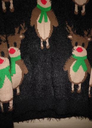 Новогодний свитер nutmeg размер 464 фото