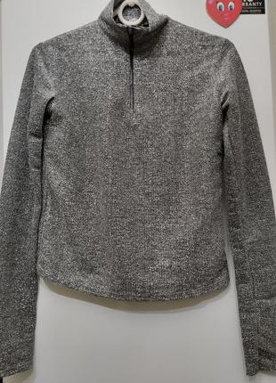 Лонгслів zara з замком 3