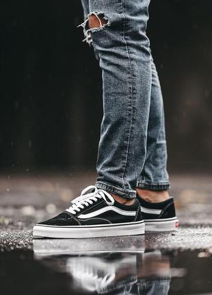 Vans old skool black white❤️36рр-46рр❤️кеди ванс чорно білі, кеды ванс олд скул