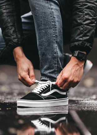 Vans old skool black white❤️36рр-46рр❤️кеди ванс чорно білі, кеды ванс олд скул