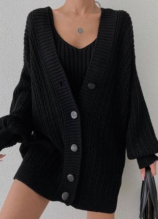 Кардиган з топом 🖤