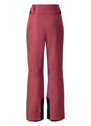 Горнолыжные брюки для женщины crivit 363596 бордовый2 фото