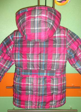 Зимняя термокурточка тополино на девочку , 116 размер.4 фото