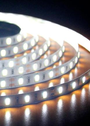 Светодиодная лента biom v2 smd5630-60 ip20 стандарт х-белая 1м