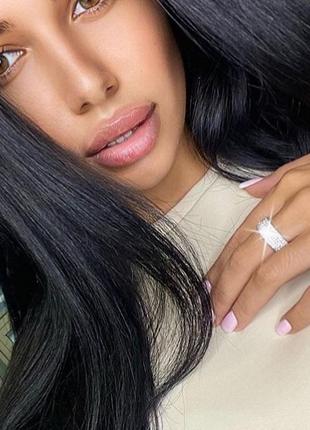 Кольцо с кристаллами